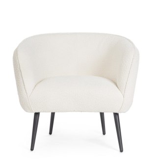 BIZZOTTO fotel AVRIL biały