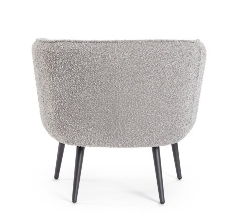 BIZZOTTO fotel AVRIL szary