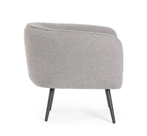 BIZZOTTO fotel AVRIL szary