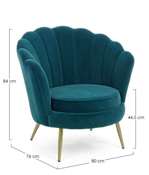 Bizzotto BIZZOTTO fotel GILIOLA niebieski