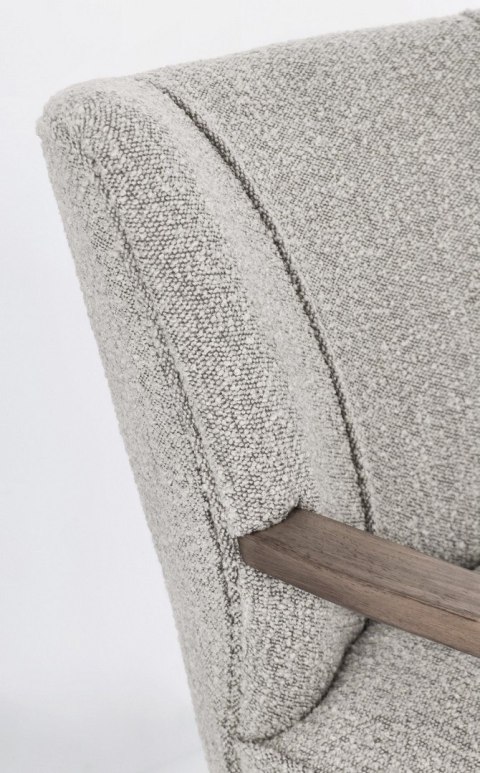 BIZZOTTO fotel MORITZ szary