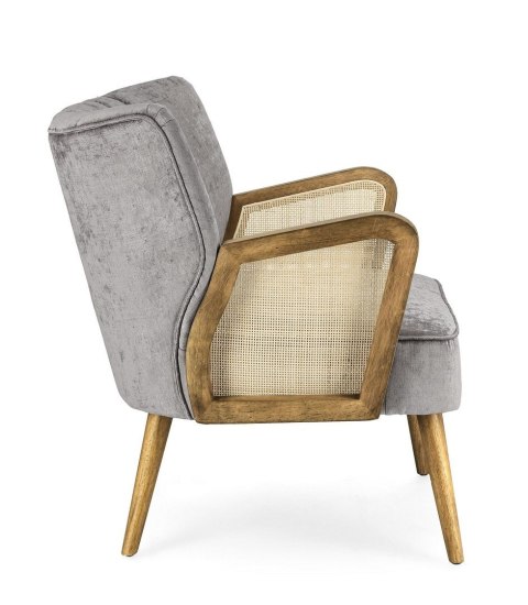 BIZZOTTO fotel VIRNA szary