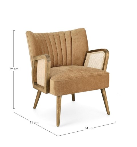 Bizzotto BIZZOTTO fotel VIRNA żółty