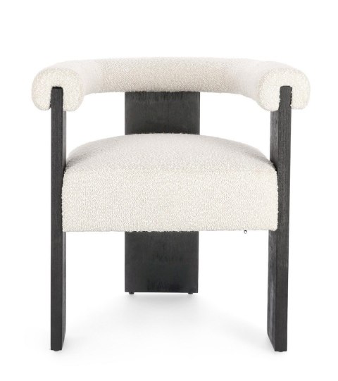 BIZZOTTO krzesło AGAPE czarny / biały