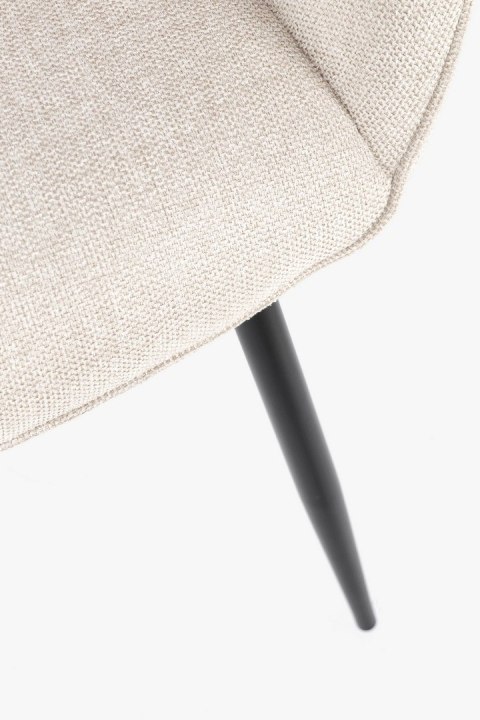 Bizzotto BIZZOTTO krzesło CORA ARM czarny / beżowy