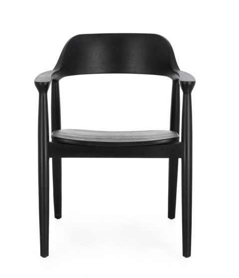 BIZZOTTO krzesło IDRIS czarne