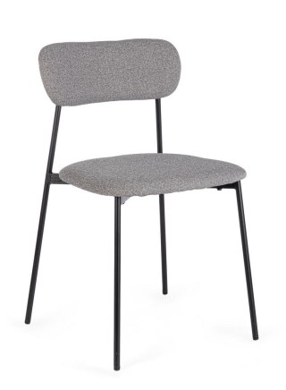 BIZZOTTO krzesło INKA czarny / szary