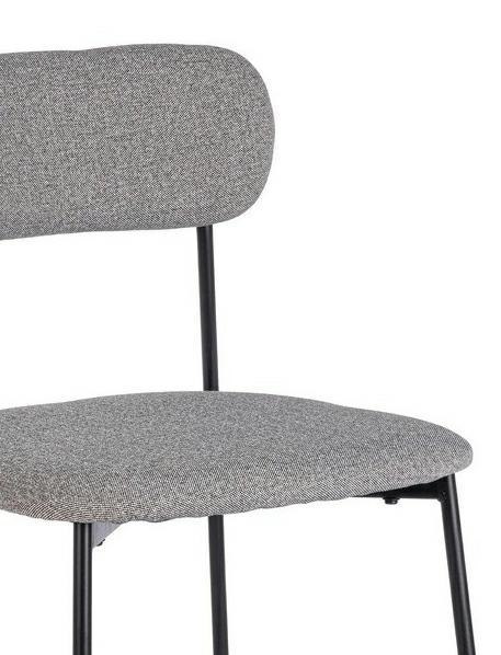 Bizzotto BIZZOTTO krzesło INKA czarny / szary