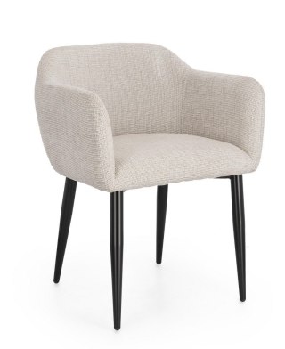 BIZZOTTO krzesło KATI ARM beżowe