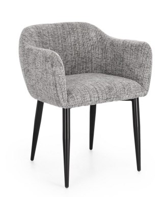 BIZZOTTO krzesło KATI ARM szare