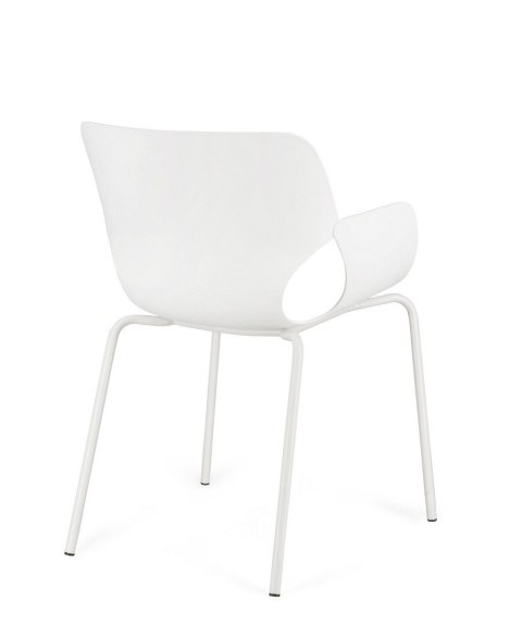 BIZZOTTO krzesło LENNOX ARM białe