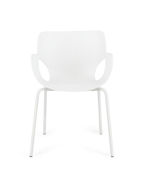 BIZZOTTO krzesło LENNOX ARM białe