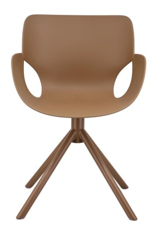 BIZZOTTO krzesło LENNON ARM brązowe