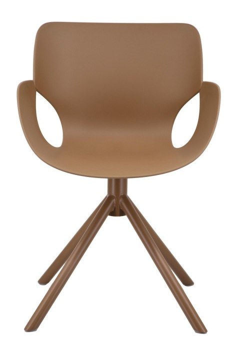 BIZZOTTO krzesło LENNON ARM brązowe