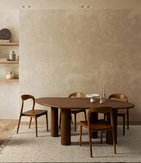 BIZZOTTO krzesło MILEY brązowe