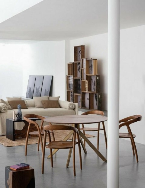 BIZZOTTO krzesło MILEY brązowe