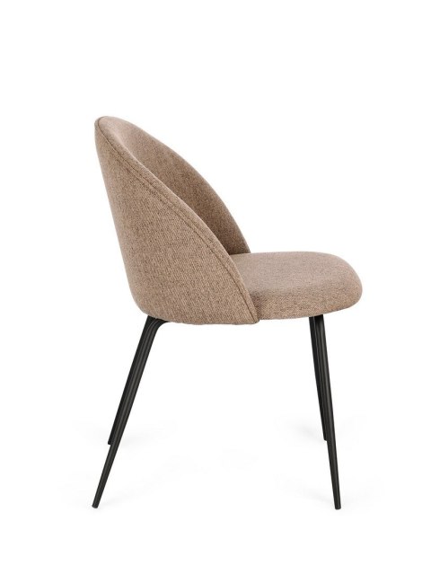 BIZZOTTO krzesło TANYA brązowe