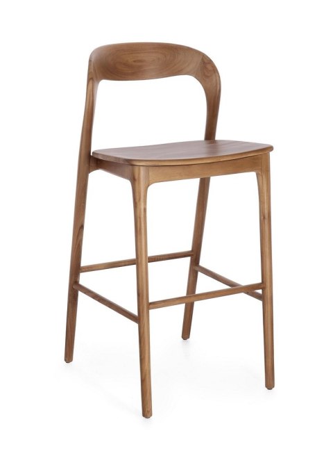 BIZZOTTO krzesło barowe MILEY brązowe