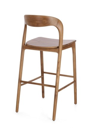 BIZZOTTO krzesło barowe MILEY brązowe