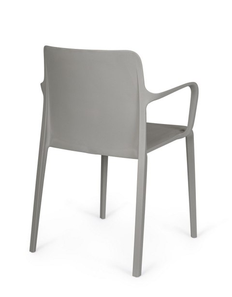 BIZZOTTO krzesło ogrodowe CHLORIS ARM szare