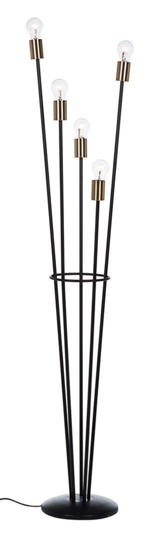 BIZZOTTO lampa podłogowa TORCH czarna