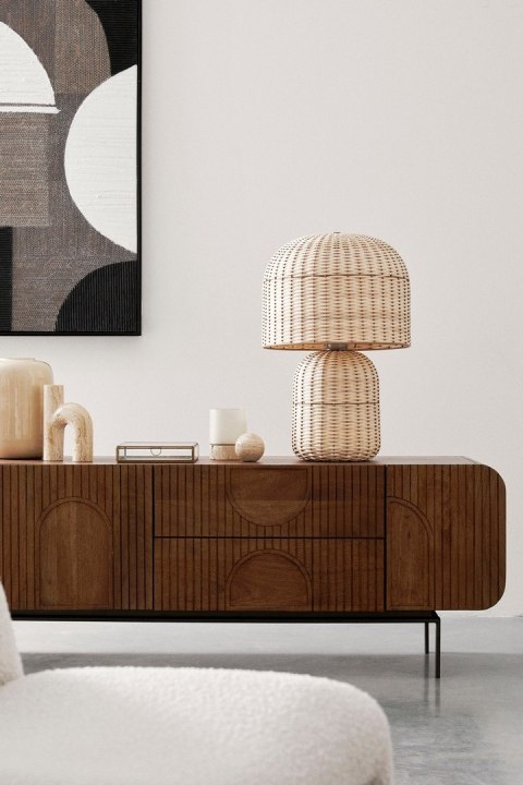 Bizzotto BIZZOTTO lampa stołowa SIKKIM beżowa