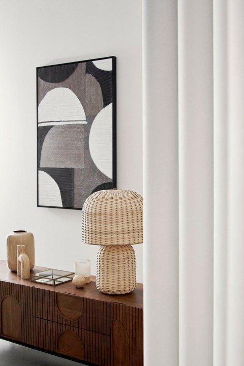 Bizzotto BIZZOTTO lampa stołowa SIKKIM beżowa