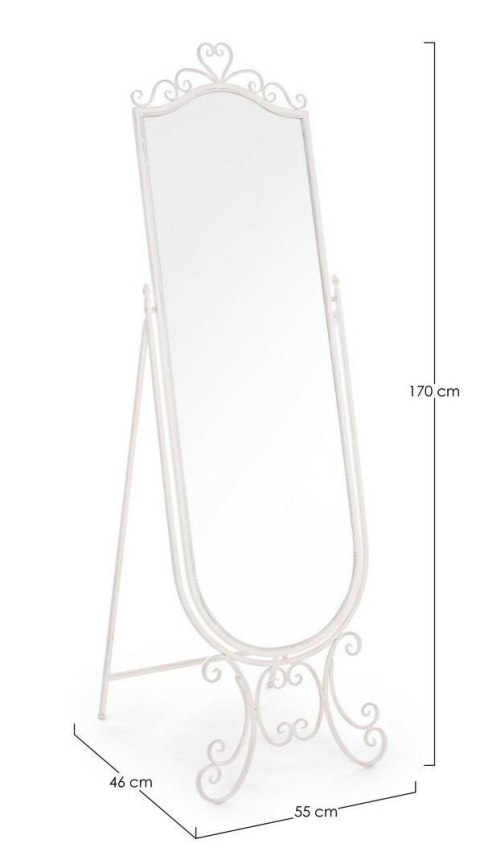 Bizzotto BIZZOTTO lustro stojące EMILY białe