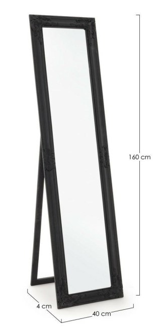 BIZZOTTO lustro stojące MIRO czarne