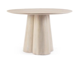 BIZZOTTO stół jadalniany NASSOR 120 beżowy