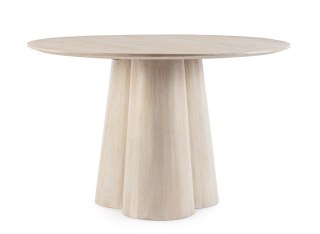 BIZZOTTO stół jadalniany NASSOR 120 beżowy