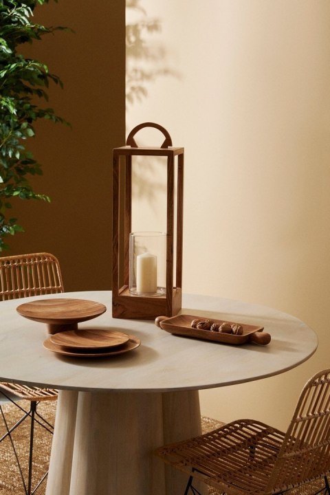 BIZZOTTO stół jadalniany NASSOR 120 beżowy