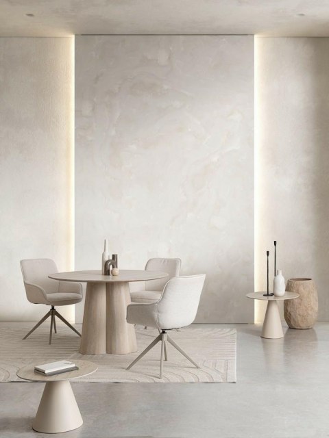 BIZZOTTO stół jadalniany NASSOR 120 beżowy