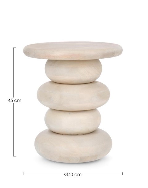 Bizzotto BIZZOTTO stolik kawowy LOPEZ 40 beżowy