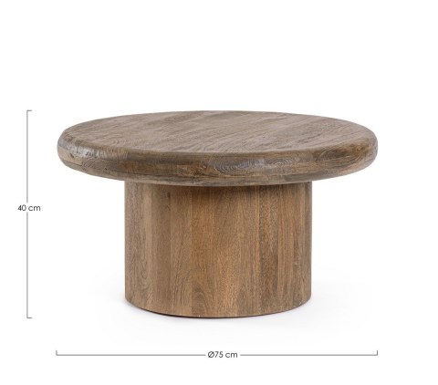 Bizzotto BIZZOTTO stolik kawowy LOPEZ 75 brązowy