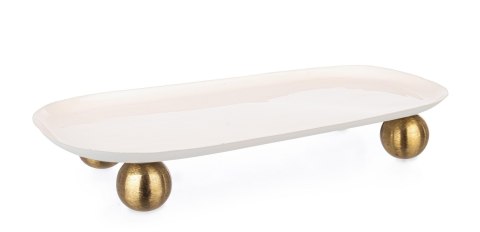 Bizzotto BIZZOTTO taca dekoracyjna DONYA 40,5 biała