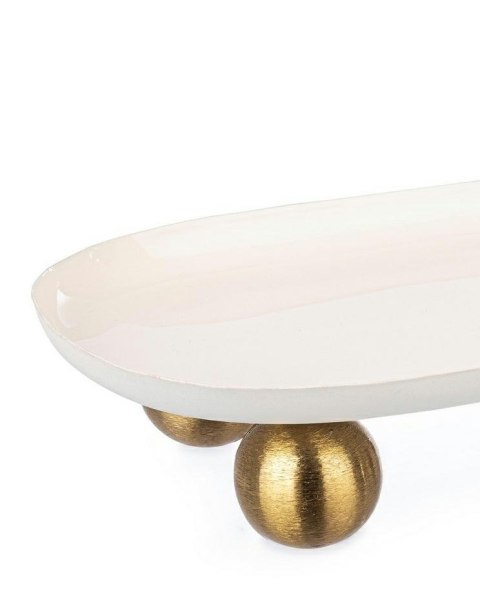 Bizzotto BIZZOTTO taca dekoracyjna DONYA 40,5 biała