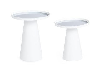 Bizzotto BIZZOTTO zestaw stolików kawowych REFLEX biały