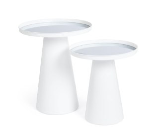 Bizzotto BIZZOTTO zestaw stolików kawowych REFLEX biały