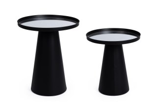 Bizzotto BIZZOTTO zestaw stolików kawowych REFLEX czarny