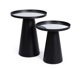 Bizzotto BIZZOTTO zestaw stolików kawowych REFLEX czarny
