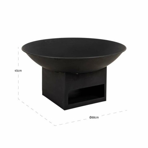 Richmond Interiors RICHMOND miska ogniskowa DAVEY czarna