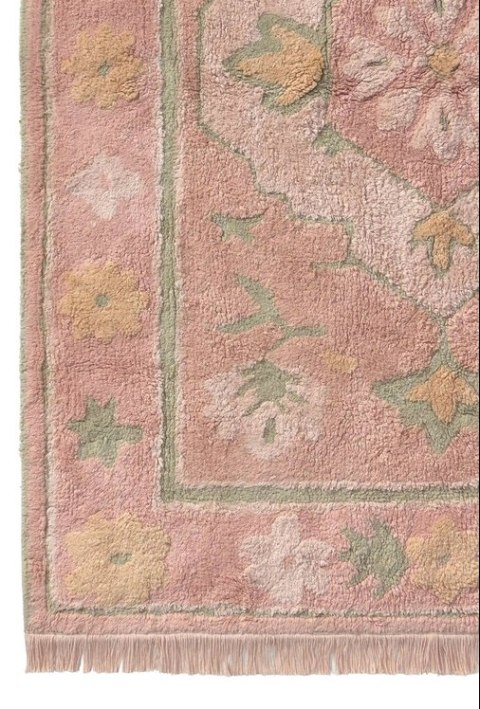 Dywan bawełniany dla dzieci Persian Pink 120x160 cm, do prania w pralce - Lorena Canals