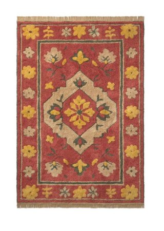 Dywan bawełniany dla dzieci Persian Red 140x200 cm, do prania w pralce - Lorena Canals