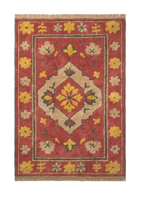 Dywan bawełniany dla dzieci Persian Red 140x200 cm, do prania w pralce - Lorena Canals