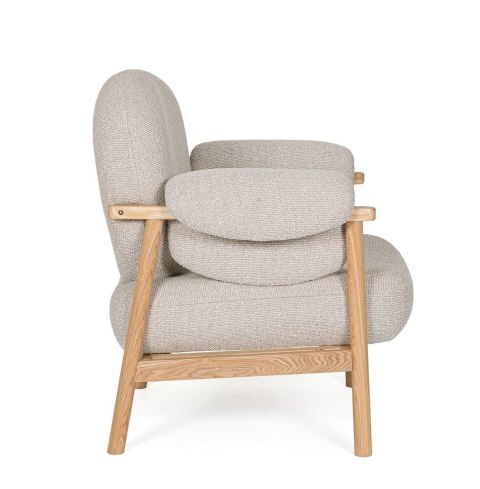 BIZZOTTO fotel CALISTA beżowy