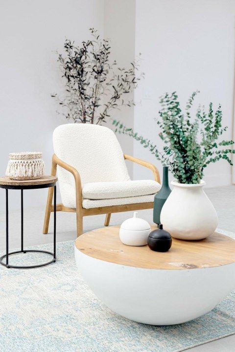 BIZZOTTO fotel ELAIDE biały