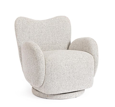 BIZZOTTO fotel obrotowy HARPER szary