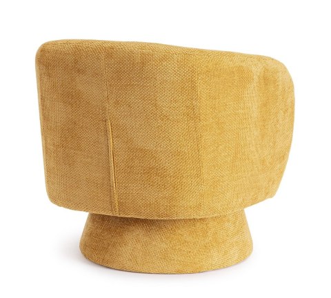BIZZOTTO fotel obrotowy JULIENNE żółty