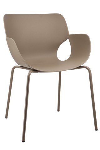 BIZZOTTO krzesło LENNOX ARM brązowe